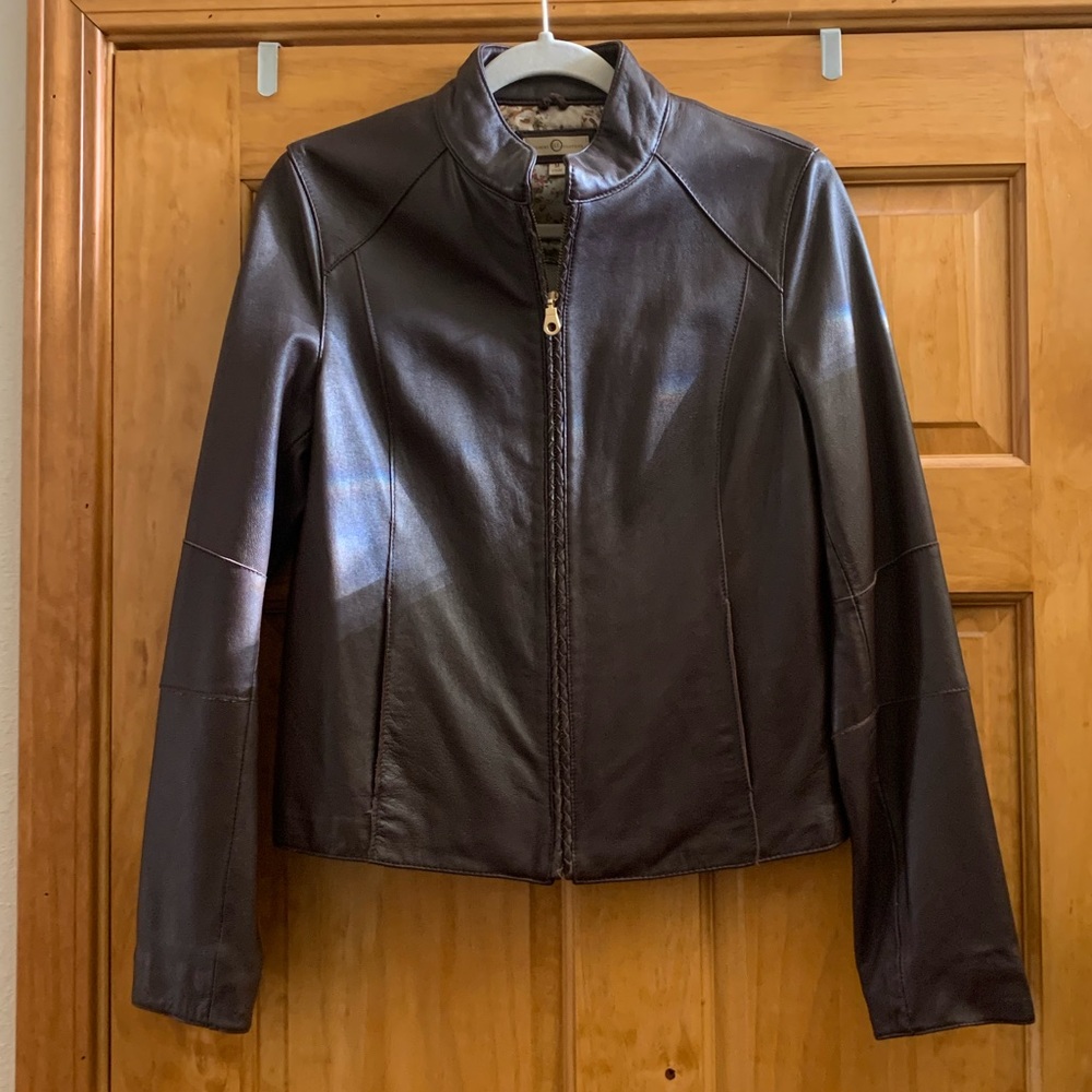 Leather jacket